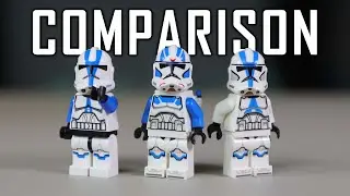 LEGO Star Wars 501st Clone Troopers COMPARISON! (2013 vs. 2020)