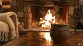 1 Hour of Cozy Cabin Ambience: Warm Fireplace for Sleep, Study & Relaxation