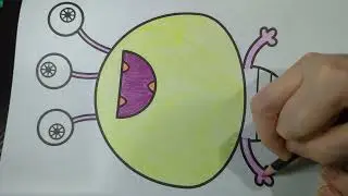 Manic Monday Monster! 💥 Neon Chaos & Coloring ASMR 🎨✨