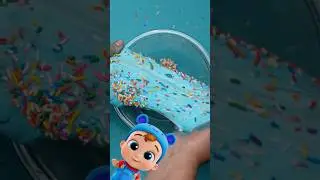 DIY sparkle sprinkle slime (Baby John remix)! ✨ Craft & Art Hacks From Little Angel #shorts