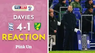 Реакция Криса Дэвиса | Бирмингем Сити 4-1 Норвич Сити | The Pink Un