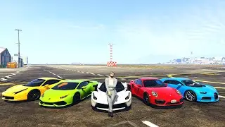 GTA 5 ✪ Stealing Luxury Cars With Micheal ✪ (Most Expensive Real Cars)#57