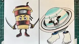How To Draw Anomaly Italian Brainot Cappuccino Assassino #drawing #brainrot #animals