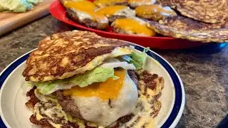KETO FRIENDLY CHEESEBURGERS ON CHUNS | CHUNS??? | BLACKSTONE