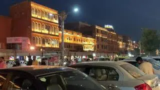 Jaipur Pink city Night Raw video