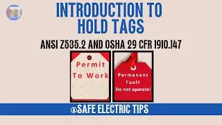 Hold Tags Safety Signs 5 of 5 You Need to Know! ANSI OSHA Compliance Safety First, Electrical Safety