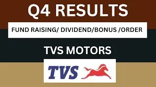 tvs motors Q4 Results 2024 | tvs motors Results Today | tvs motors Share Latest News