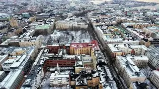 Helsinki Hietalahti Market, Punavuori and Old Church Park, January 2024