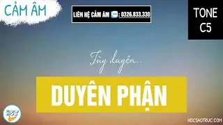 Cảm âm Duyên Phận - Như Quỳnh Beat C5(Tone Đô) Chuẩn Bản Gốc