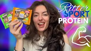 protein chocolate?? - NEW Ritter Sport peanut and hazelnut crunch bars review