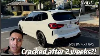 2024 BMW X3 M40i Windshield Replacement | Is warranty worth it? | Cracked after 2 weeks of owning!