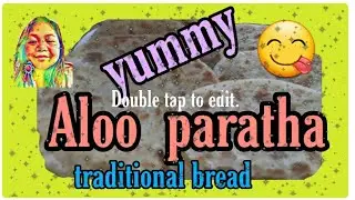 VanieHeart&hearts;️ ALOO PARATHA  SWEET FLAVOR/ Step by step...Link:  