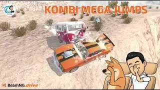 KOMBI JUMP BEAMNG DRIVE MEGA RAMPS | CAR JUMP ARENA MADNESS | Mr LOPAKA