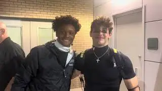 Birmingham Groves RB duo Noah Sanders and Mario Campoy-LoVasco discuss 28-12 win over Harper Woods