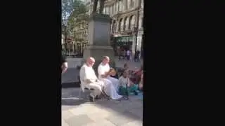 Hare hare Krishna live in Cardiff #Welcome2Cardiff