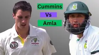 Young Pat Cummins Most Amazing Fast Bowling Vs Hashim Amla