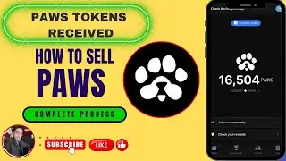 Paws token check | Paws token received | paws distribution | paws sell | paws price | paws airdrop