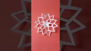 Paper cutting decoration ideas #papercutting #snowcut #shorts