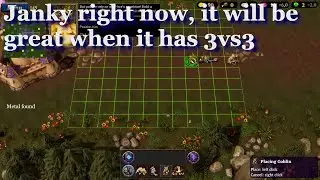 Mines and Magic gameplay 2023 - Spiritual sequel of Warcraft 3 custom maps Castle Fight - Not ready