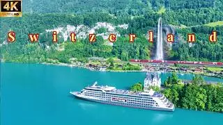🔴 Pure Relaxation from Above &ndash; Switzerland Nature & Alps | 4K Slow TV LIVE 24/7