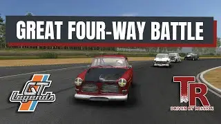 Amazing Sim Racing Online Battle - GT Legends Online In 2020