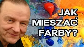 JAK MIESZAĆ FARBY I NAKŁADAĆ JE NA OBRAZIE? - PEJZAŻ ABSTRAKCYJNY cz. 9 [vlog #696]