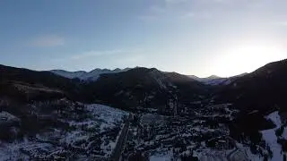 Keystone, Colorado - Flying West - Sunrise - Day - Drone - 4k