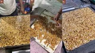 Mungfali Gud Ki Chikki 😍 | Peanut Jaggery Chikki Recipe | Desi Sweet