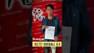 &ldquo;IELTS&rdquo; Dan Overall 6.5 Ballni qo&rsquo;lga Kiritdim ! | Ali education