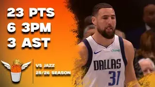 Klay Thompson 23 Points vs Jazz Full Highlights! (1/17/2026)