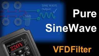 vfd filter to get pure sinewave / use vfd for single phase load/ pure sign wave