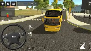 Euro Bus Driving Game 2024 Indonesia Bus Simulator Public Transportation Android Gameplay 829