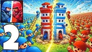 ⚔️Tower War Gameplay Walkthrough Levels 15–20 Intense Tower Conquest Continues (Android,iOS)