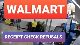 Wal-mart receipt check refusals