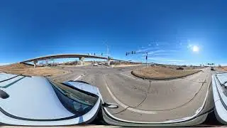 Driving from Eisenhower Airport Pkwy and Kellogg to the 21st St McDonalds in Wichita, KS (12/10/25)