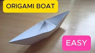 How to make Paper Boat ⛵️- EASY Origami