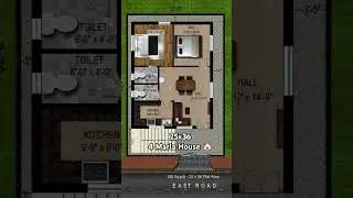 4 Marla House design 25x36 House plan