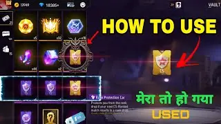 HOW TO USE GOLDEN PROTECTION CARD IN FREE FIRE | FREE FIRE MAX