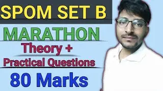 MARATHON ON SPOM SET B CA FINAL | Complete theory and Practical Questions | Best marathon on SPOM