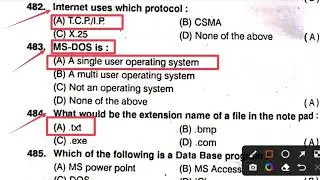 Elementary Computer Application 650 Important Questions B.A, B.Com, BSc.Part 1#Rajasthan University