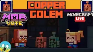 🚨 Minecraft live 2021 - vote for the Copper Golem 🚨 Mob vote - Minecon 2021