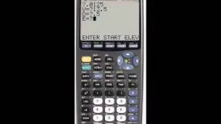 Bernoullis Equation for Pressure Flow on a TI-83 Calculator
