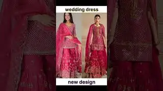 Wedding dress #gararasuit #shararasuite #shadiwear #weddinggown #shortsfeed