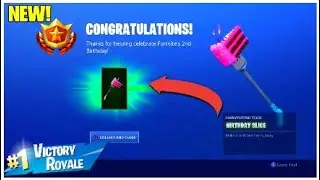 *UNLOCKING* All The FREE 2nd Birthday Rewards in Fortnite...