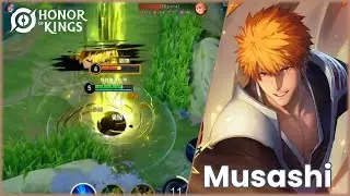 Honor of Kings x BLEACH ( Musashi ) Kurosaki Ichigo themed skin  | Server China