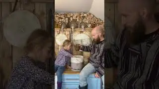 Cider making part 2 - taste testing with a special guest