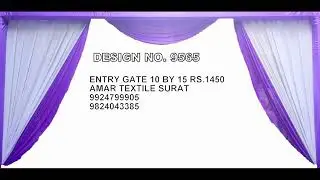 Decorative Jhaalar Fabric for Mandap & Events | Amar Textile Surat Supplier call now 9924799905