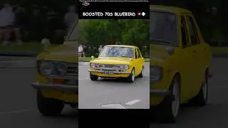 1970s Datsun 1600 Acceleration. Turbo Bluebird with Serious Boost! 💨 #Datsun #Bluebird