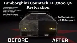 Restoring a Lamborghini Countach LP 5000 QV (I also had exactly how many components needed!) - CSR2