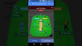 Aussie t20 bash MLS VS BRH match in dream 11...
